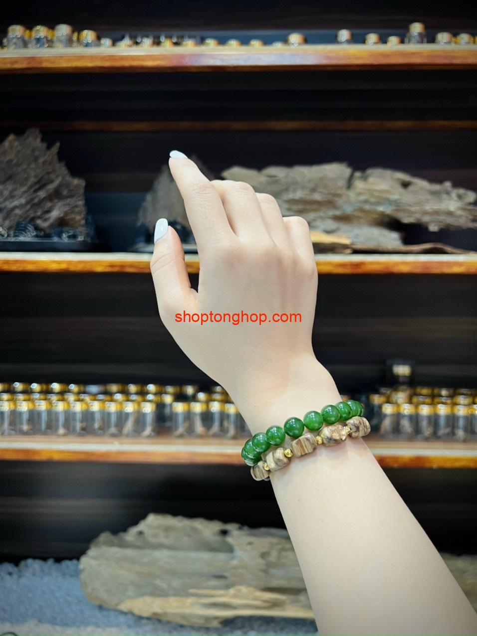 Vòng trầm hương 108 hạt Nam
