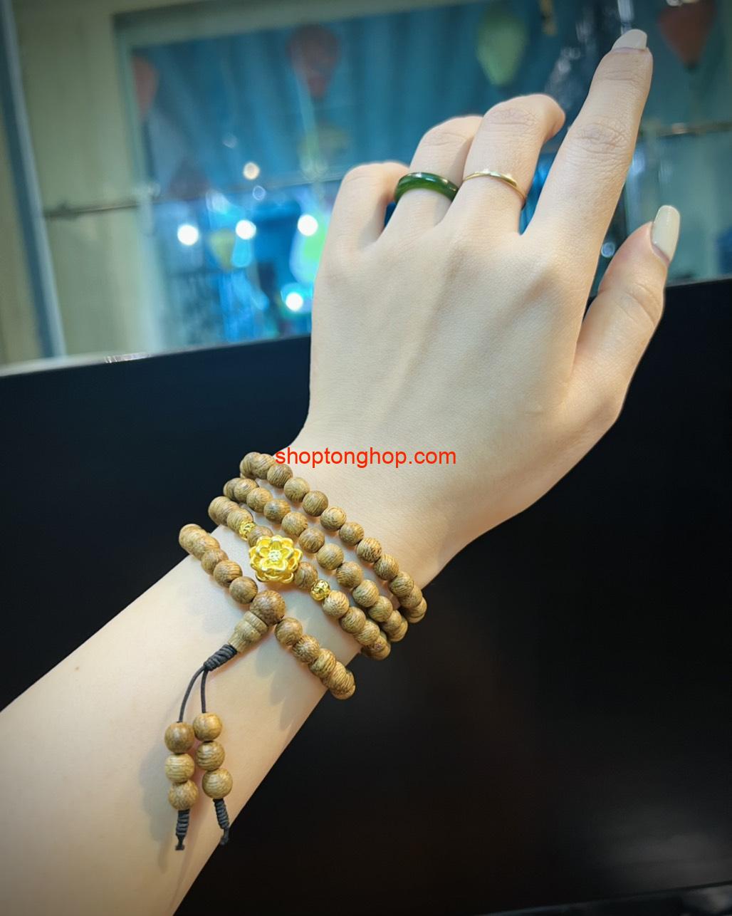 Vòng trầm hương 108 hạt tphcm